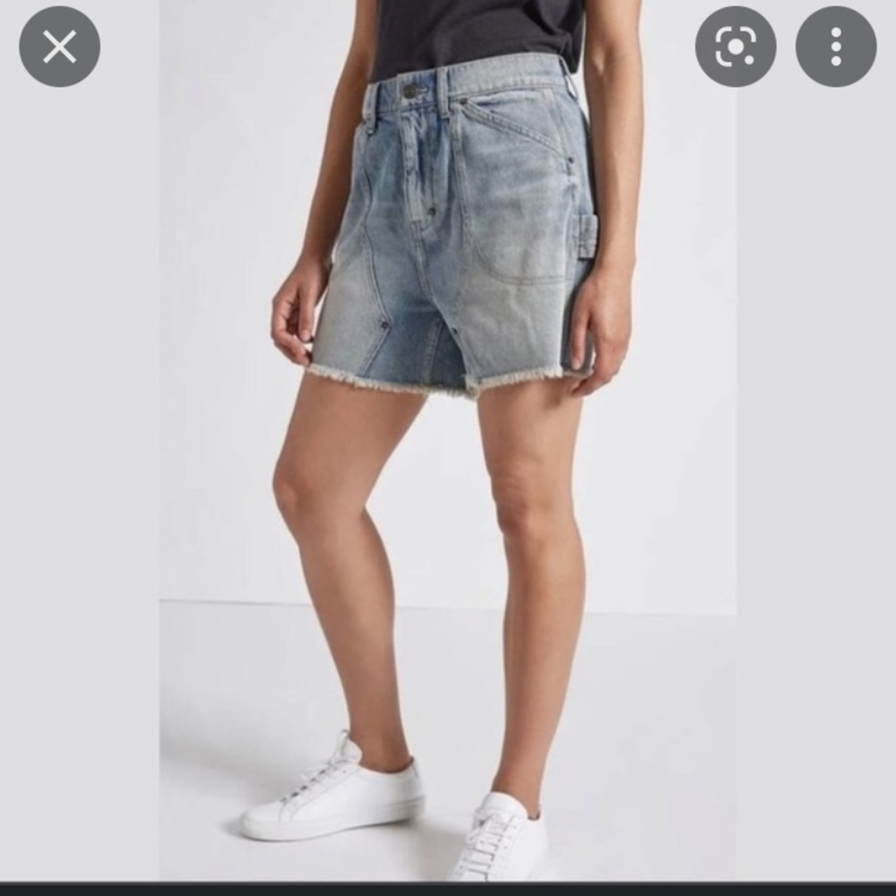 Current Eliott carpenter jean shorts